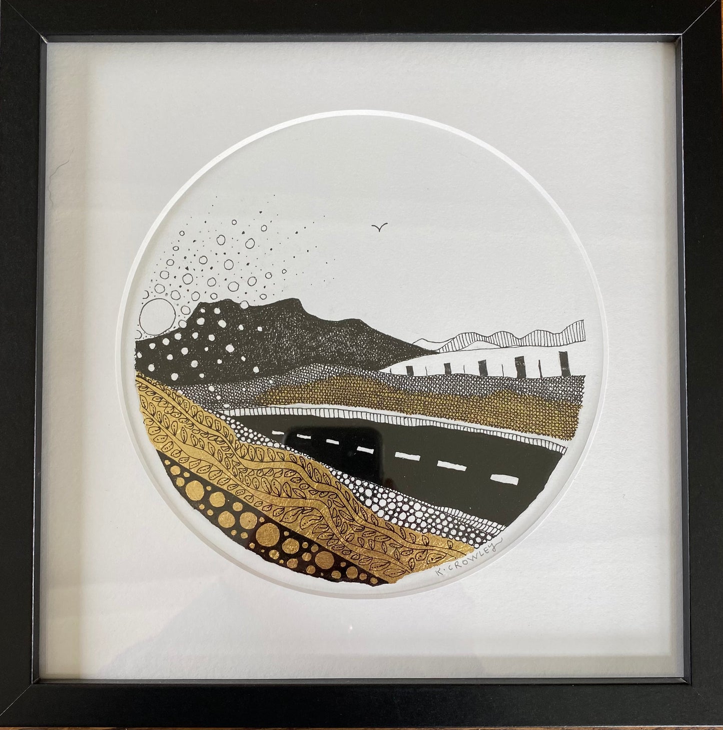 Reaby Road Sunset - Original Artwork