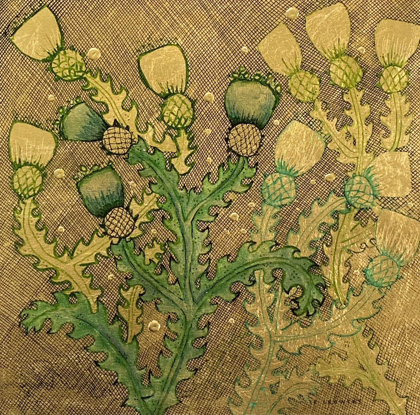 Dreams of Green Thistles - Original Artwork