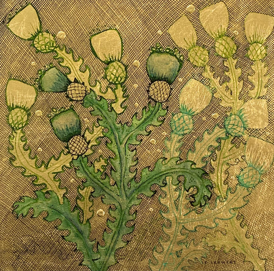 Dreams of Green Thistles - Original Artwork