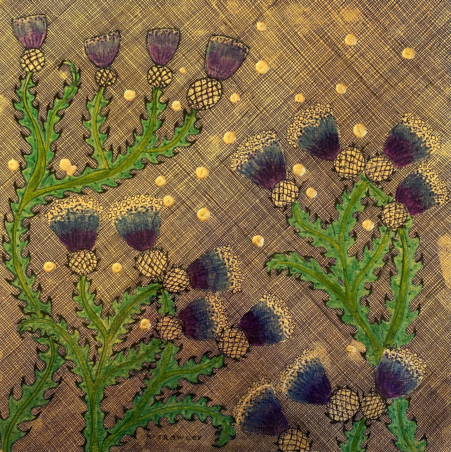 Blueberry Pie - Original Artwork